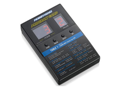 Hobbywing LED Program Card